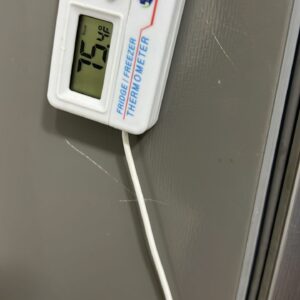 Fridge thermometer for freezer