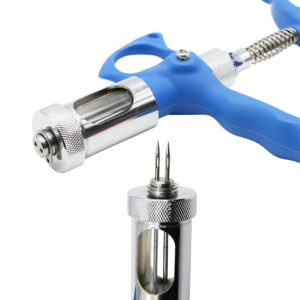 Fowl pox vaccinator automatic syringe