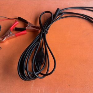 Multi jack cable to battery terminal clamp clips