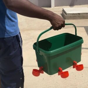 Automatic Water Bucket + Chicken Nipples