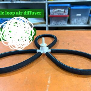 Triple loop air diffuser