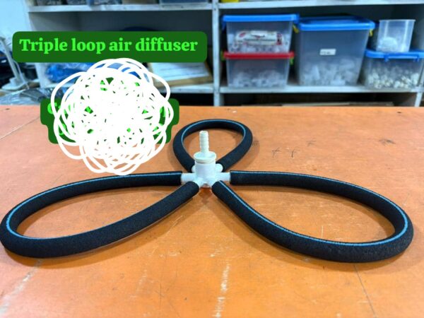 Triple loop air diffuser
