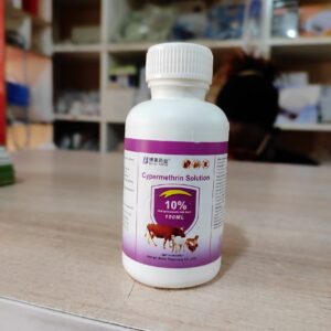 Cypermethrin Insecticide – Poultry Mite & Lice Killer / Livestock Pest Control Spray / Farm Insect Killer Solution / General Household Insecticide / Tick & Flea Control Chemical 100ml