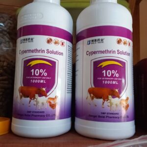 1L Cypermethrin Insecticide – Poultry Mite & Lice Killer / Livestock Pest Control Spray / Farm Insect Killer Solution / General Household Insecticide / Tick & Flea Control Chemical