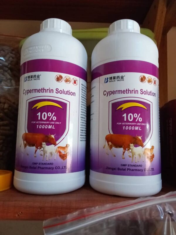 1L Cypermethrin Insecticide – Poultry Mite & Lice Killer / Livestock Pest Control Spray / Farm Insect Killer Solution / General Household Insecticide / Tick & Flea Control Chemical